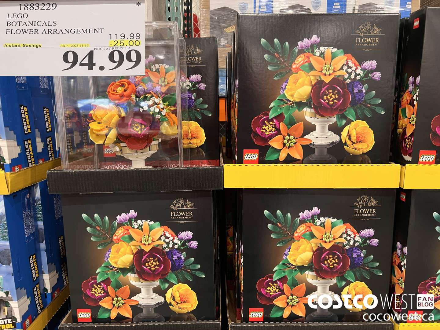 1883229 LEGO BOTANICALS FLOWER ARRANGEMENT ($25.00 INSTANT SAVINGS EXPIRES ON 2025-11-16) $94.99