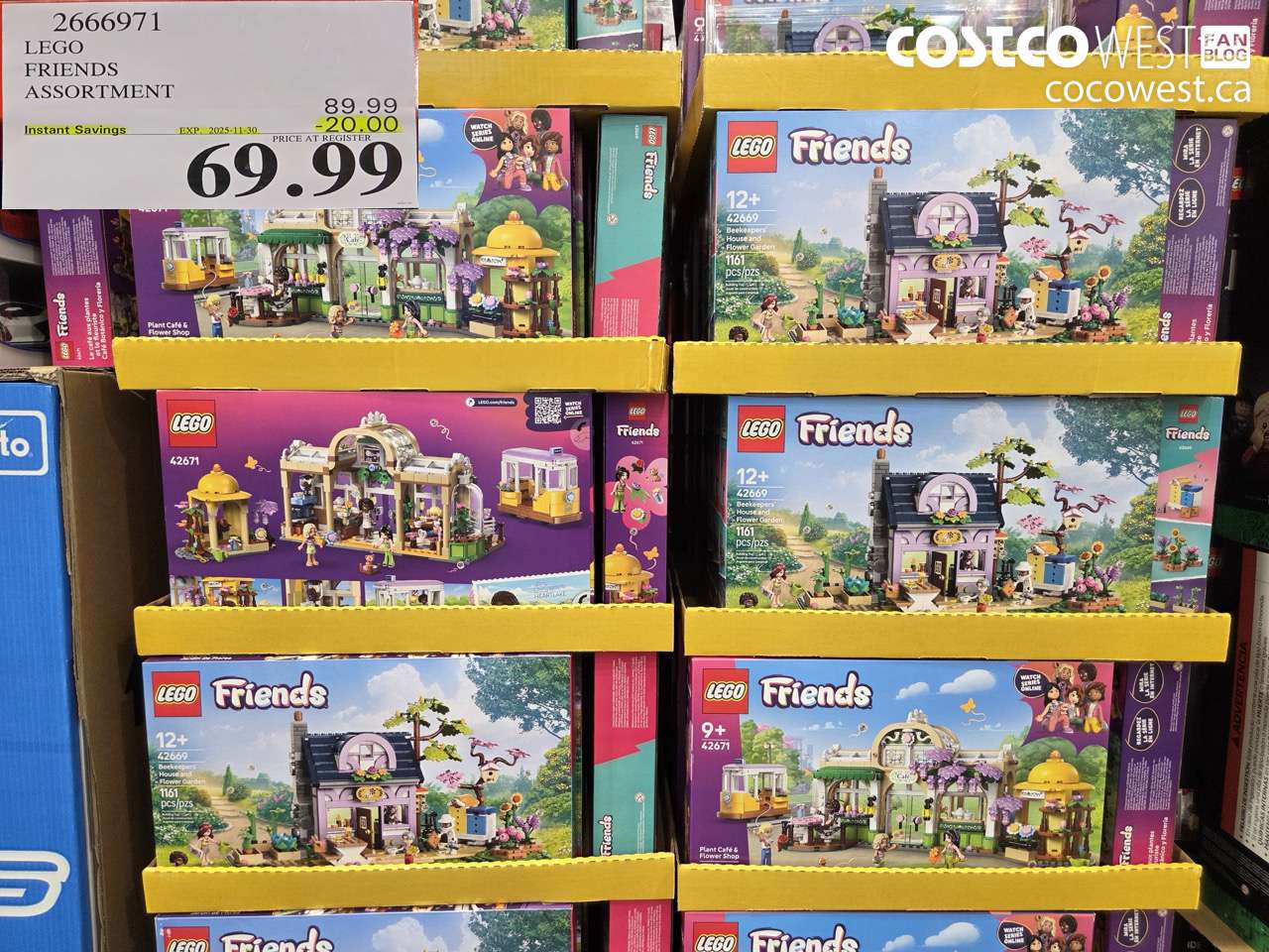 2666971 LEGO FRIENDS ASSORTMENT ($20.00 INSTANT SAVINGS EXPIRES ON 2025-11-30) $69.99