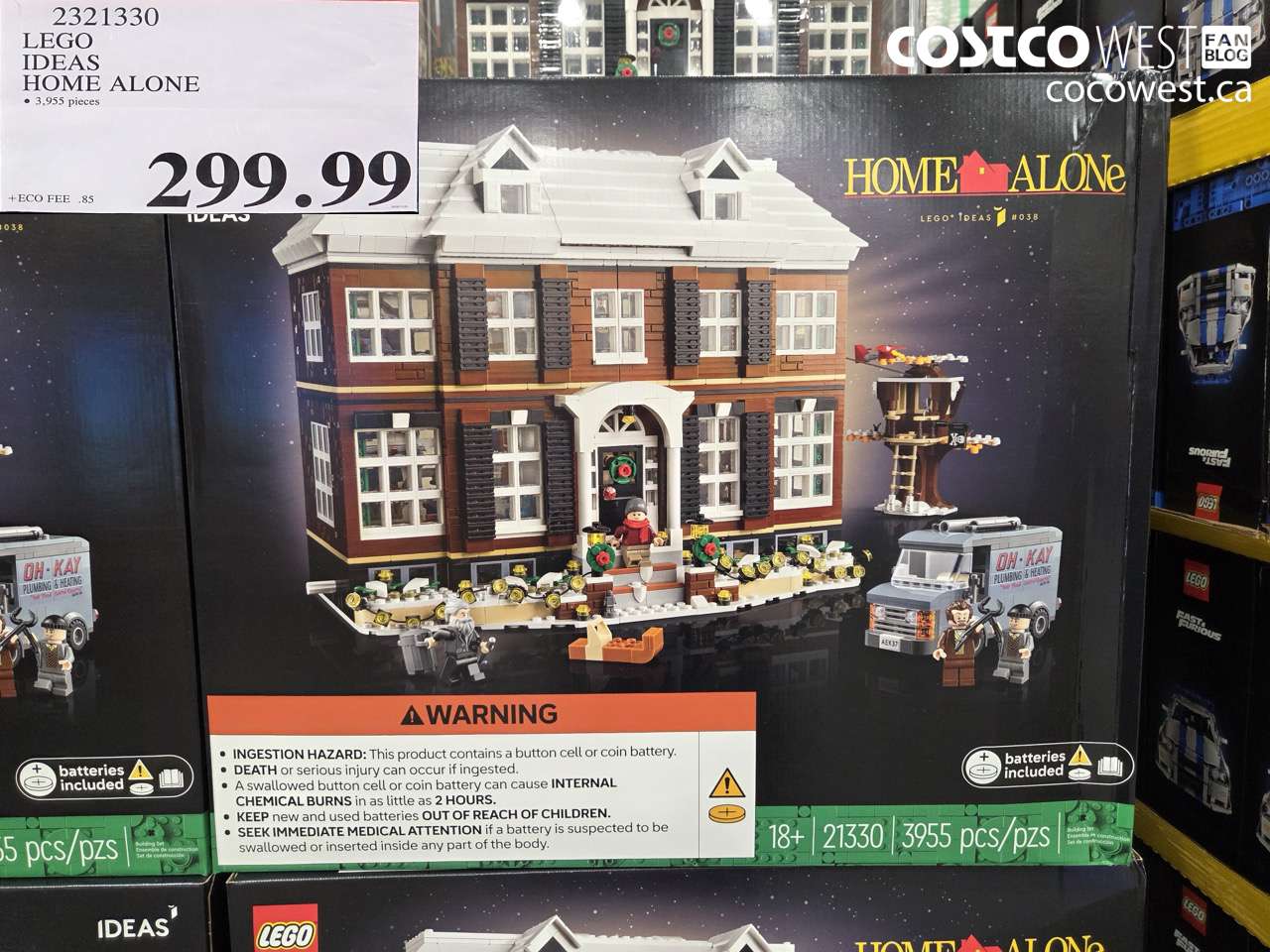 2321330 LEGO IDEAS HOME ALONE $299.99