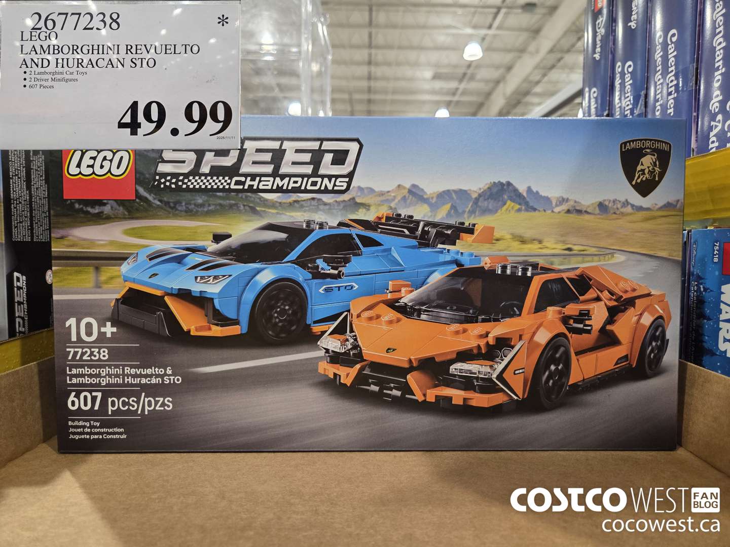 2677238 LEGO LAMBORGHINI REVUELTO AND HURACAN STO $49.99