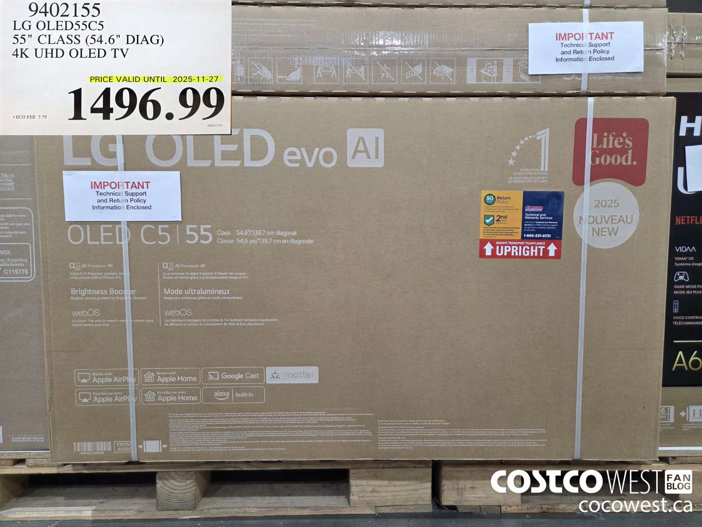 9402155 LG OLED55C5 55