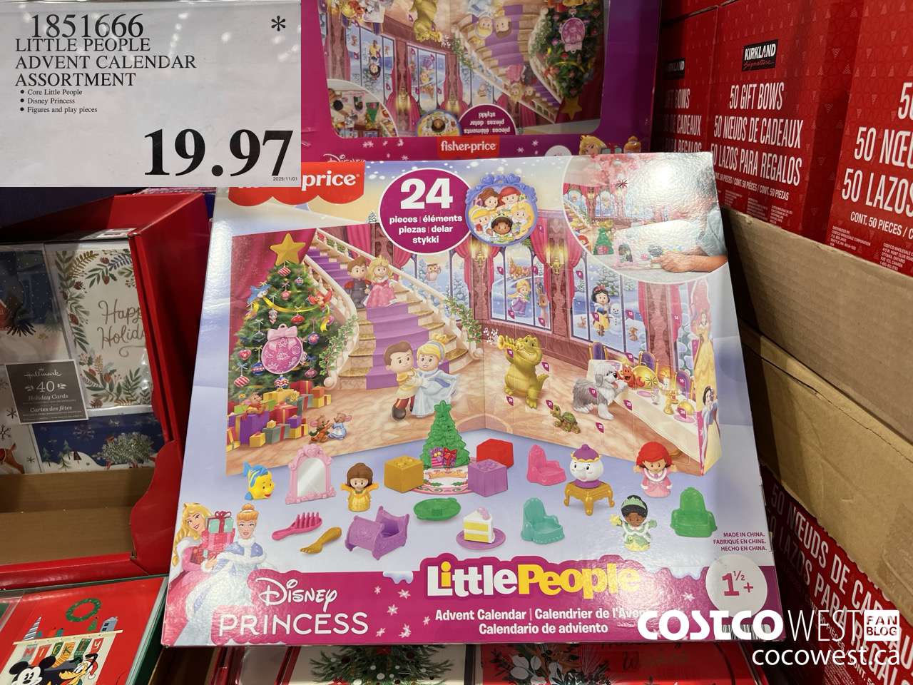 1851666 LITTLE PEOPLE ADVENT CALENDAR ASSORTMENT $19.97