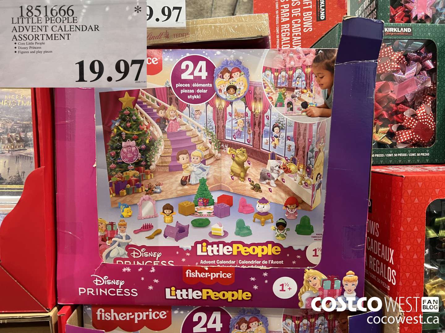 1851666 LITTLE PEOPLE ADVENT CALENDAR ASSORTMENT $19.97