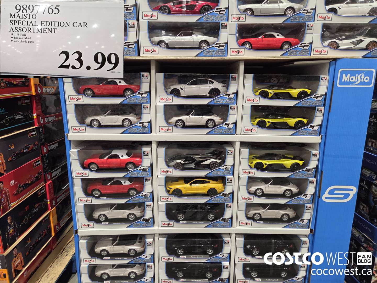 9897765 MAISTO SPECIAL EDITION CAR 1:18 SCALE $23.99