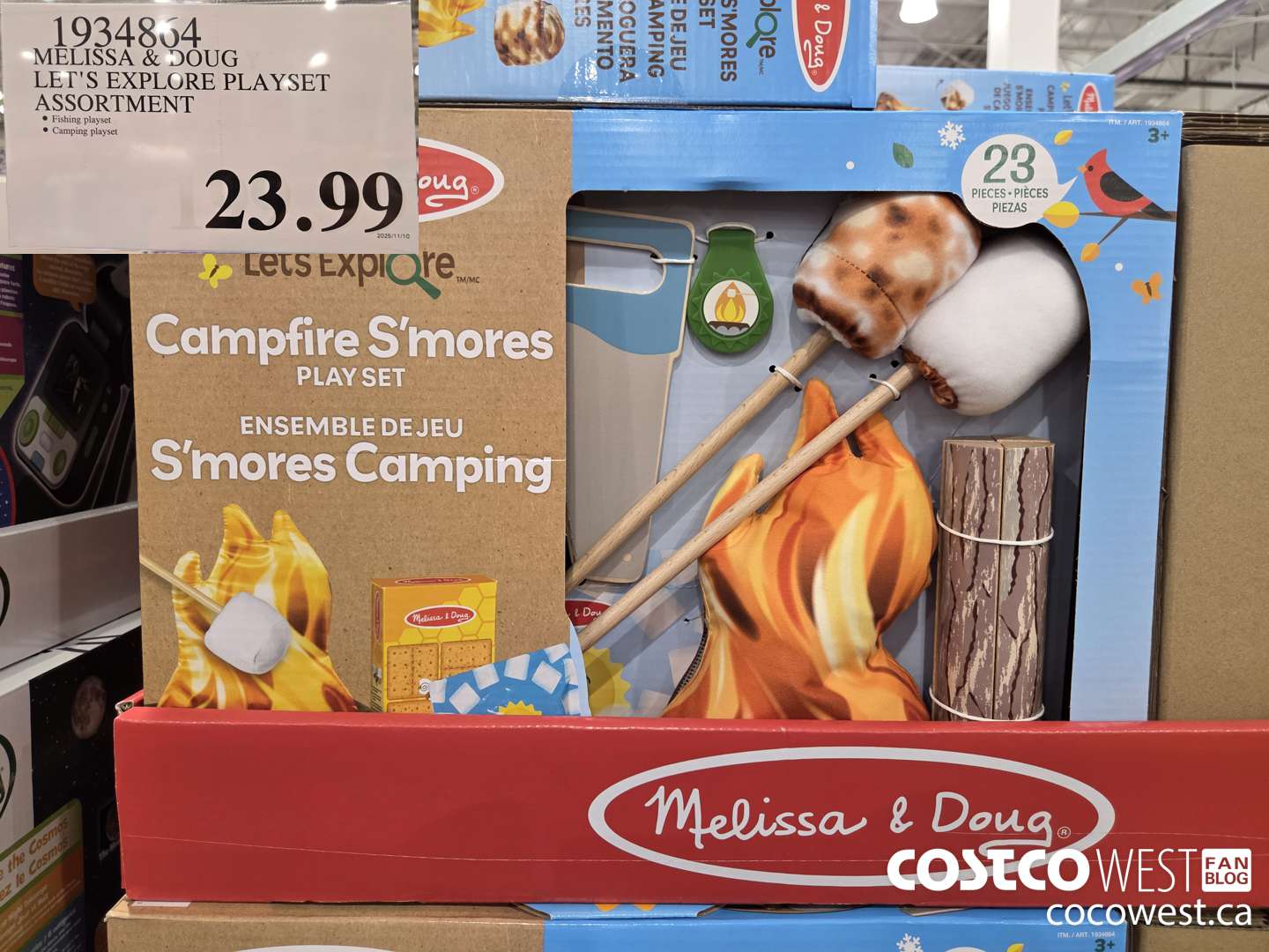 1934864 MELISSA & DOUG LET'S EXPLORE PLAYSET ASSORTMENT $23.99