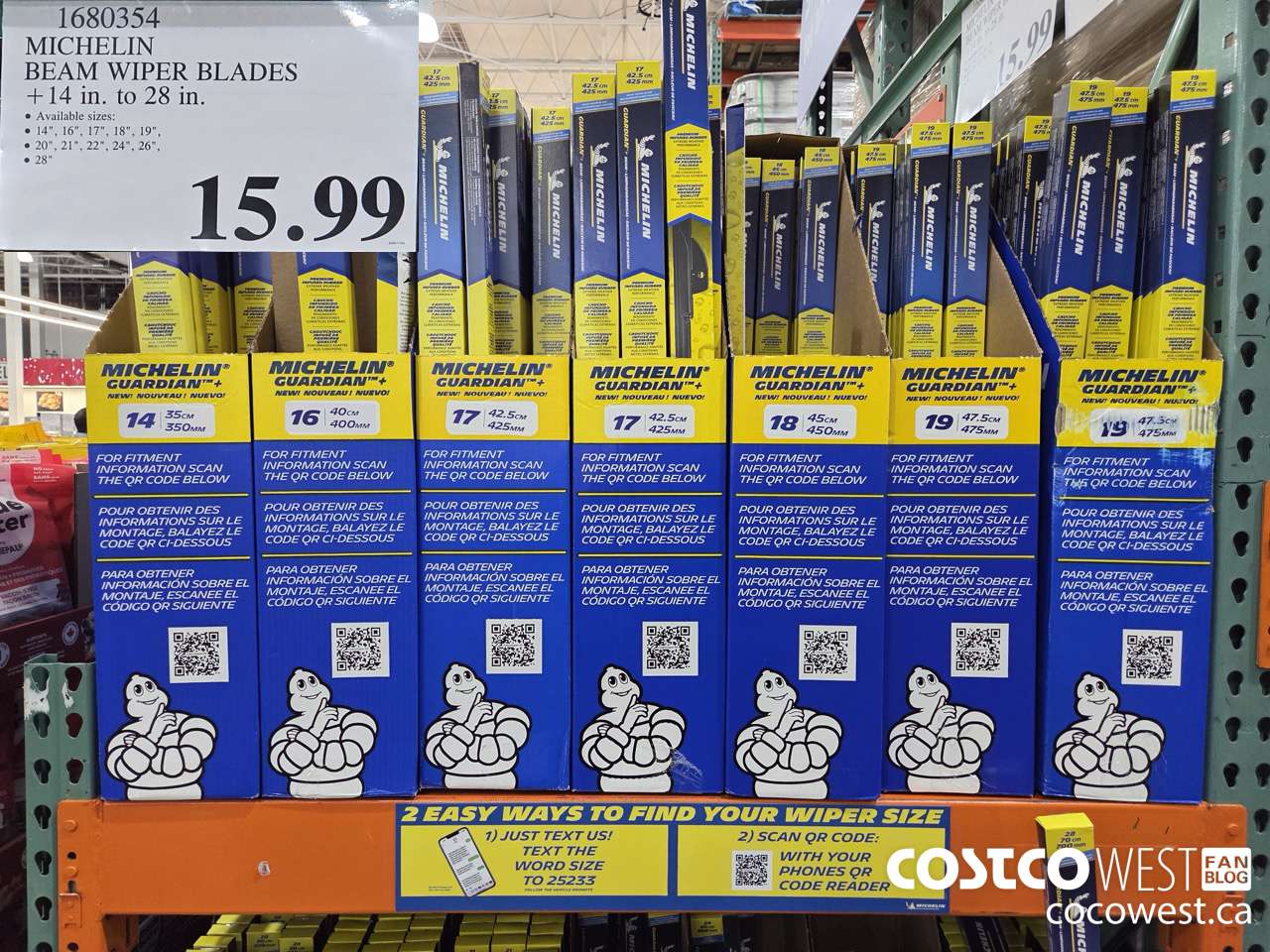 1680354 MICHELIN GUARDIAN + BEAM WIPER BLADES 14