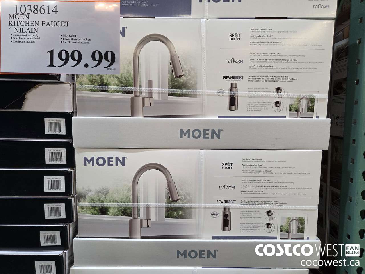1038614 MOEN KITCHEN FAUCET NILAIN $199.99