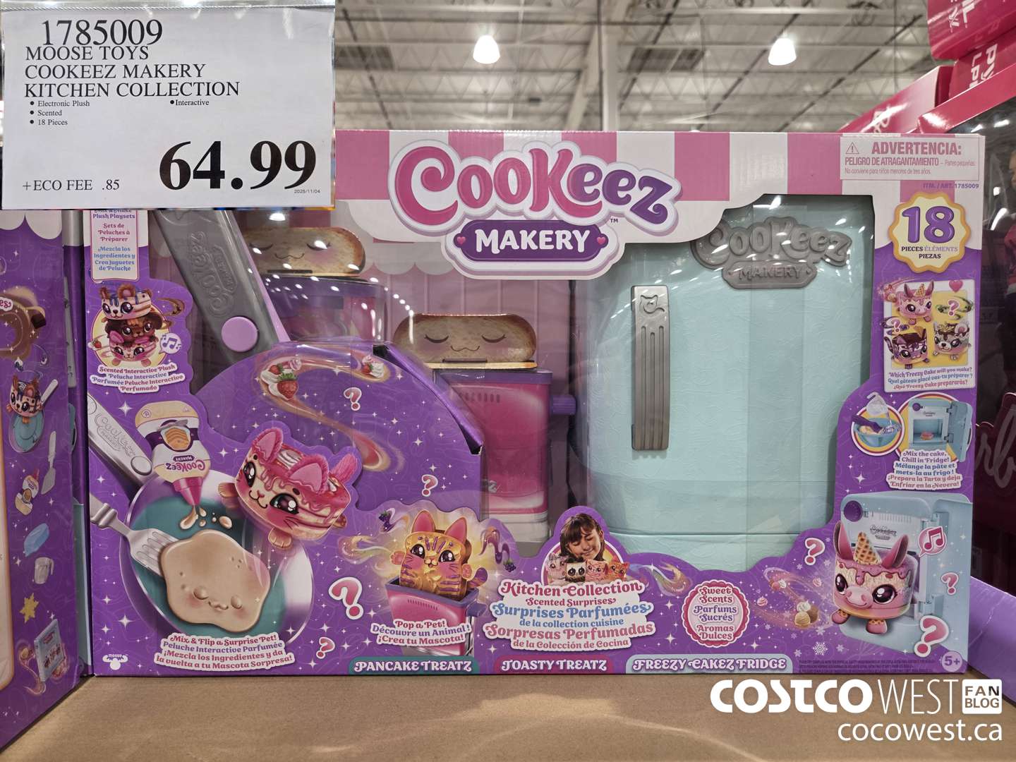 1785009 MOOSE TOYS COOKEEZ MAKERY KITCHEN COLLECTION $64.99