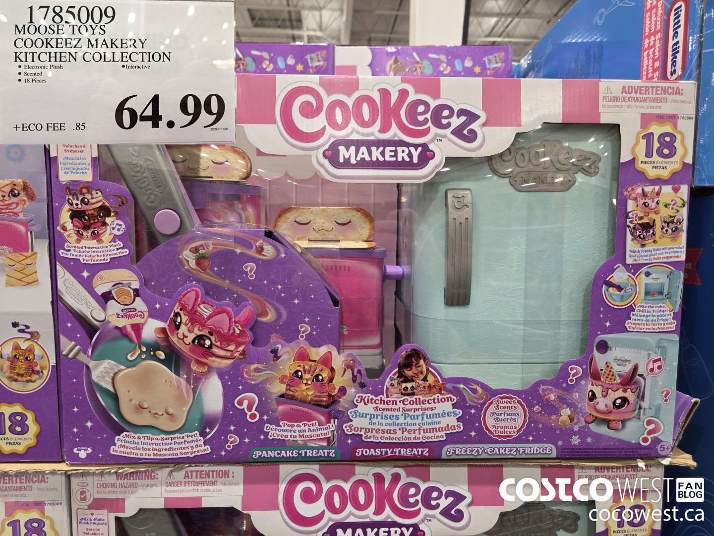 1785009 MOOSE TOYS COOKEEZ MAKERY KITCHEN COLLECTION $64.99