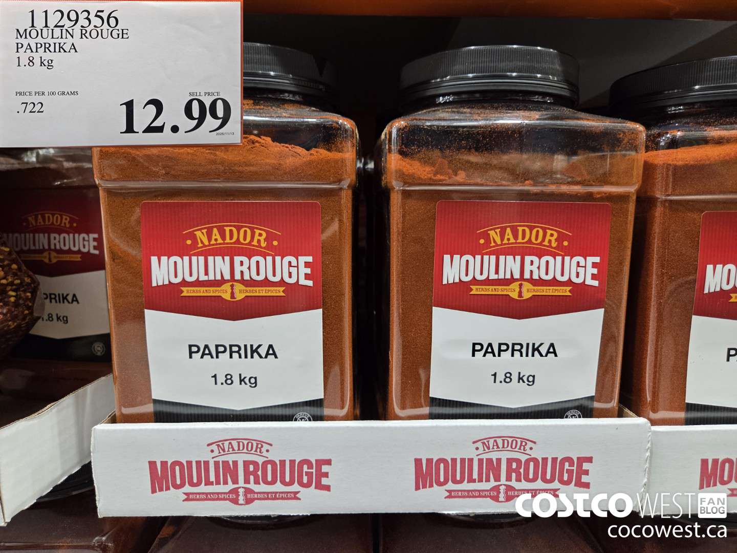 1129356 MOULIN ROUGE PAPRIKA 1.8 kg $12.99
