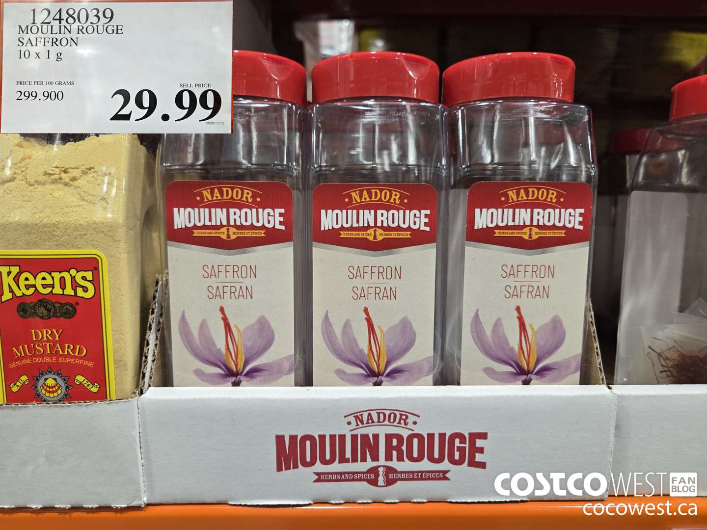 1248039 MOULIN ROUGE SAFFRON 10 x 1 g $29.99
