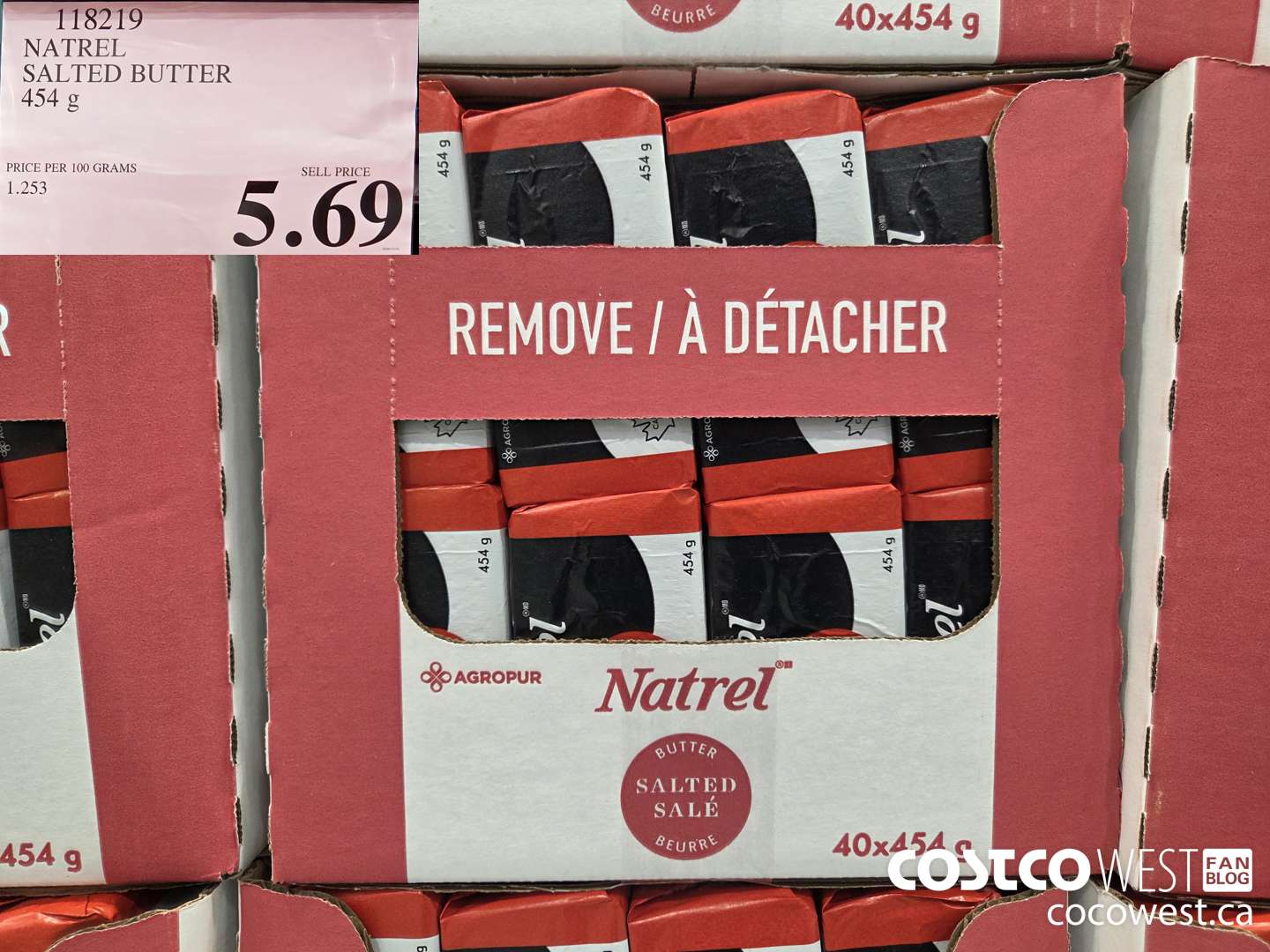 118219 NATREL SALTED BUTTER 454 g $5.69