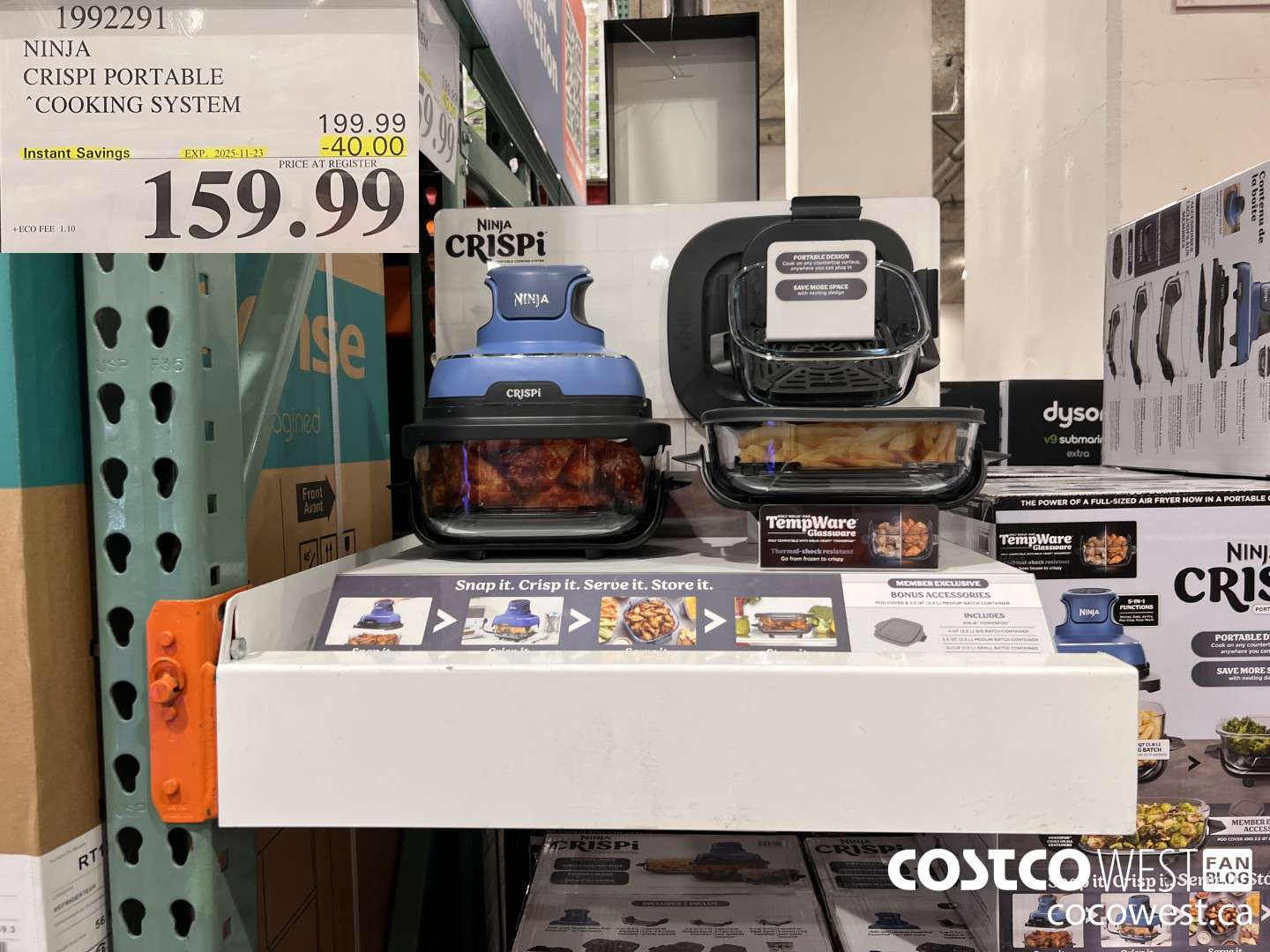 1992291 NINJA CIRSPI PORTABLE COOKING SYSTEM ($40.00 INSTANT SAVINGS EXPIRES ON 2025-11-23) $159.99