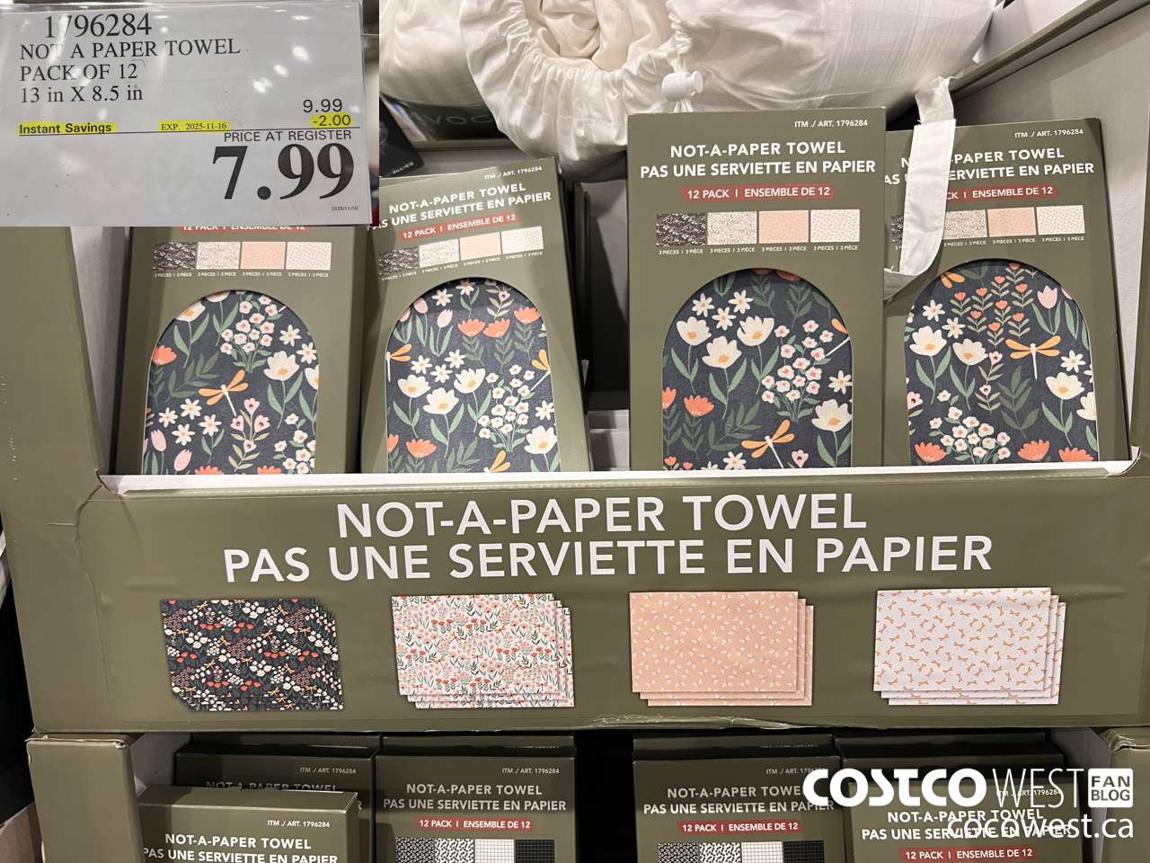 1796284 NOT A PAPER TOWEL PACK OF 12 13 IN X 8.5 IN ($2.00 INSTANT SAVINGS EXPIRES ON 2025-11-16) $7.99