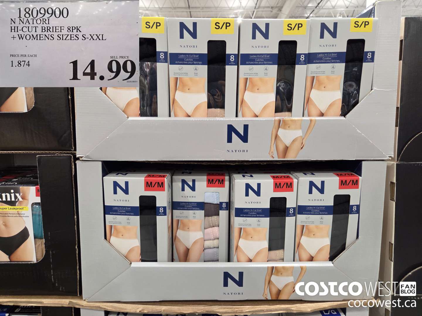 1809900 N NATORI HICUT BRIEFS 8PK LADIES SIZES S-XXL $14.99