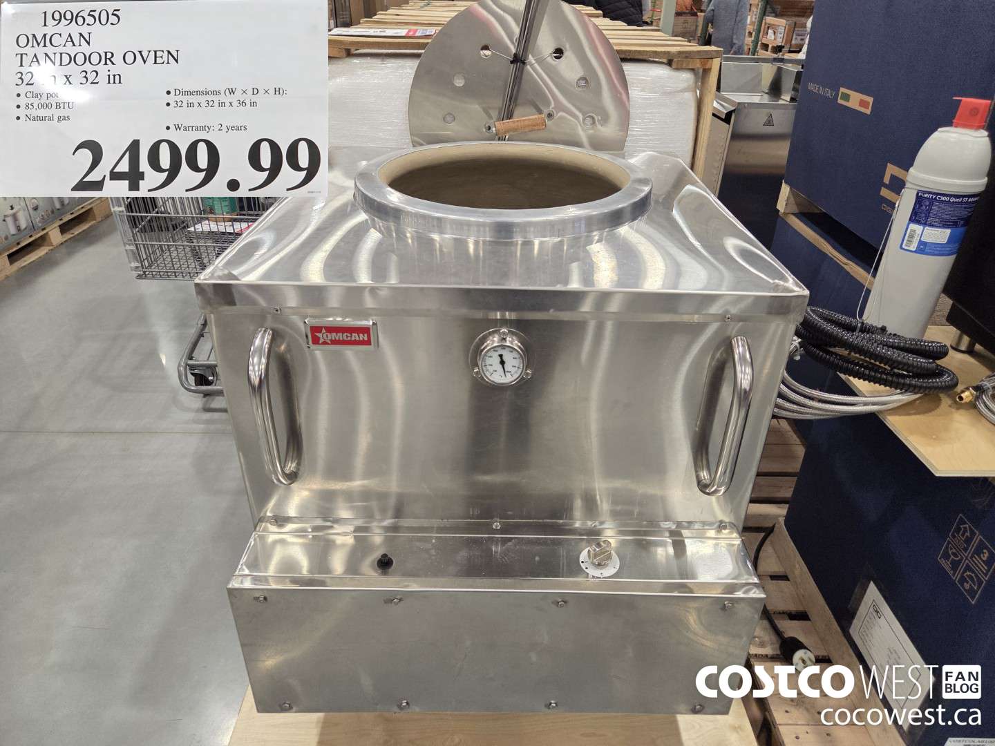 1996505 OMCAN TANDOOR OVEN 32 in x 32 in $2499.99