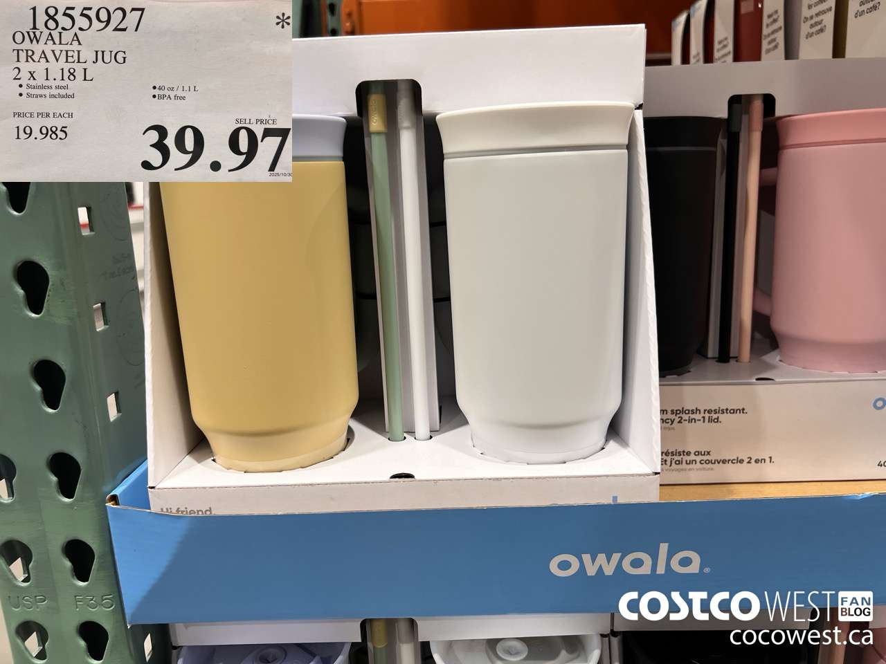 1855927 OWALA TRAVEL JUG 2 X 1.1L $39.97