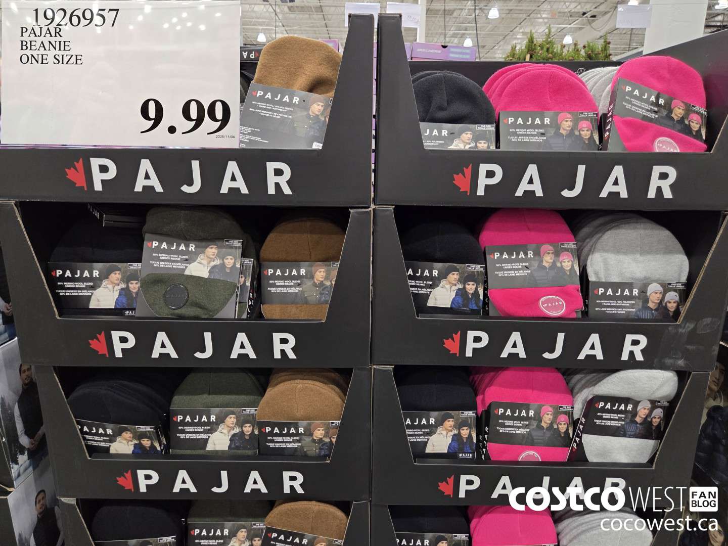 1926957 PAJAR BEANIE ONE SIZE $9.99