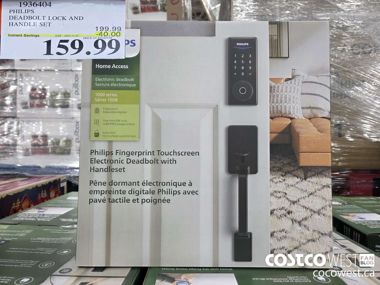 1936404 PHILIPS DEADBOLT LOCK AND HANDLE SET ($40.00 INSTANT SAVINGS EXPIRES ON 2025-11-23) $159.99