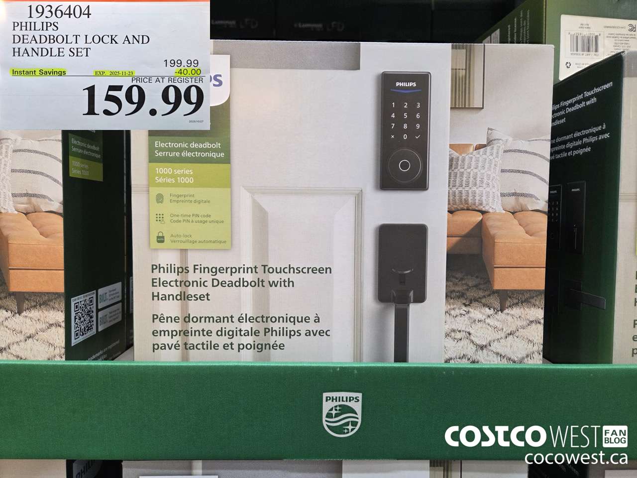 1936404 PHILIPS DEADBOLT LOCK AND HANDLE SET ($40.00 INSTANT SAVINGS EXPIRES ON 2025-11-23) $159.99