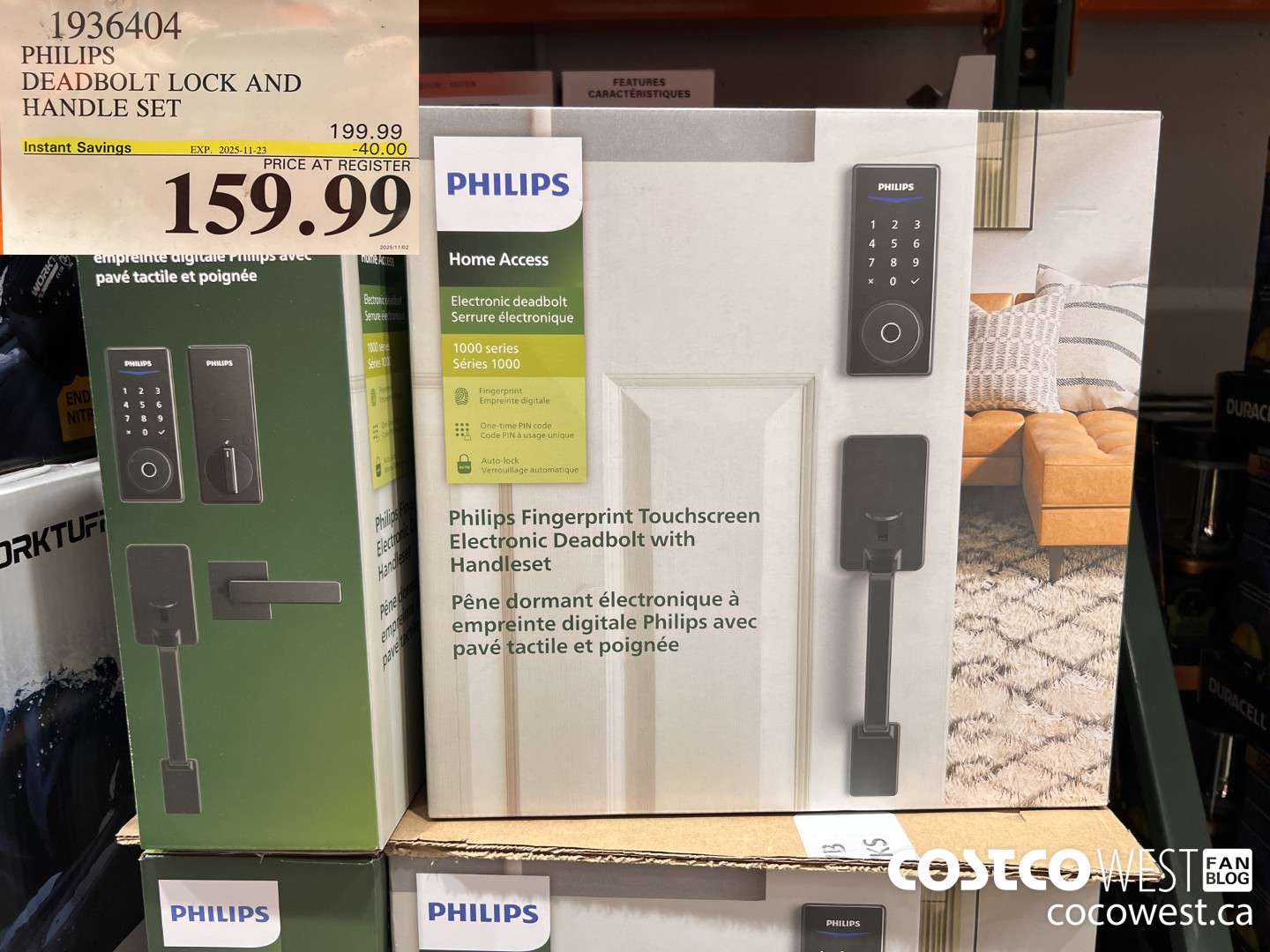 1936404 PHILIPS DEADBOLT LOCK AND HANDLE SET ($40.00 INSTANT SAVINGS EXPIRES ON 2025-11-23) $159.99