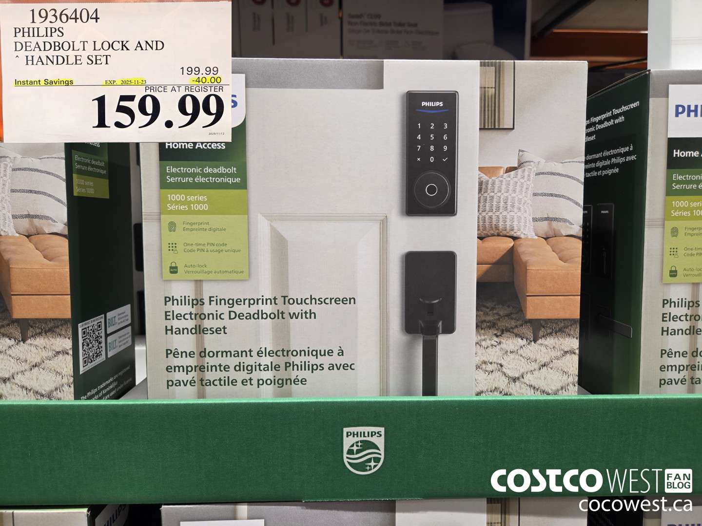 1936404 PHILIPS DEADBOLT LOCK AND HANDLE SET ($40.00 INSTANT SAVINGS EXPIRES ON 2025-11-23) $159.99