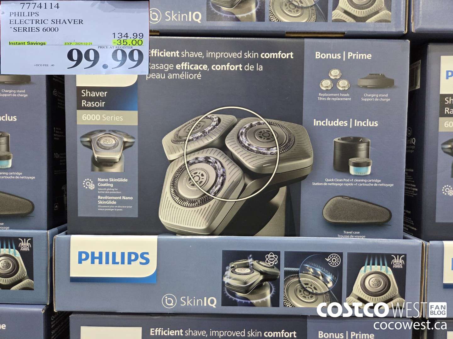 7774114 PHILIPS SHAVER SERIES 6000 ($35.00 INSTANT SAVINGS EXPIRES ON 2025-12-21) $99.99