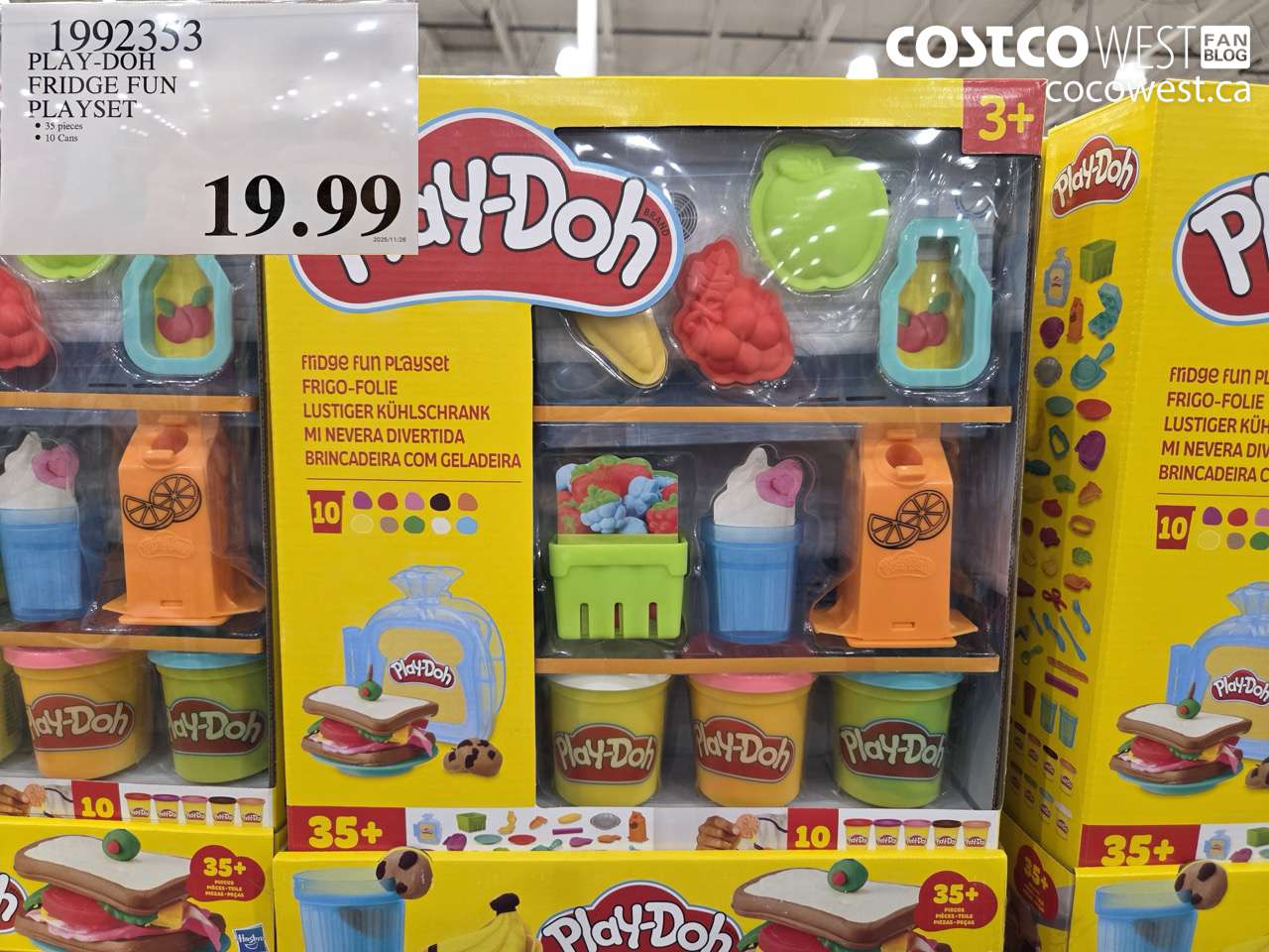 1992353 PLAY-DOH FRIDGE FUN PLAYSET $19.99