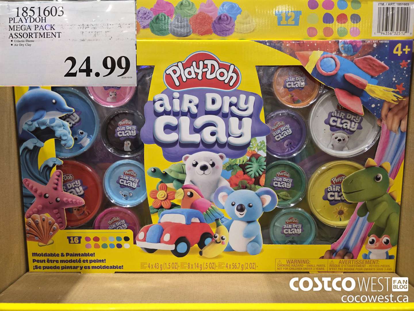 1851603 PLAYDOH MEGA PACK ASSORTMENT $24.99