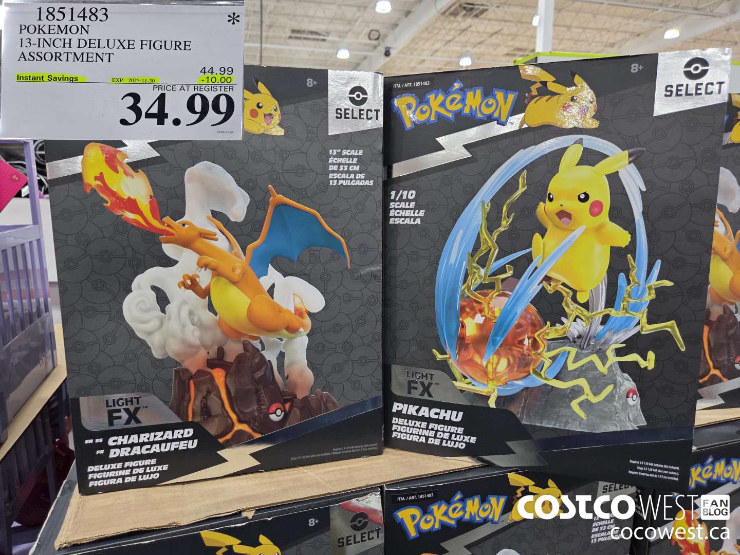 1851483 POKEMON 13-INCH DELUXE FIGURE ASSORTMENT ($10.00 INSTANT SAVINGS EXPIRES ON 2025-11-30) $34.99