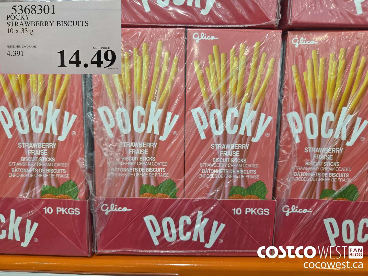 5368301 POLE STRAWBERRY BISCUITS 10 x 33 g $14.49