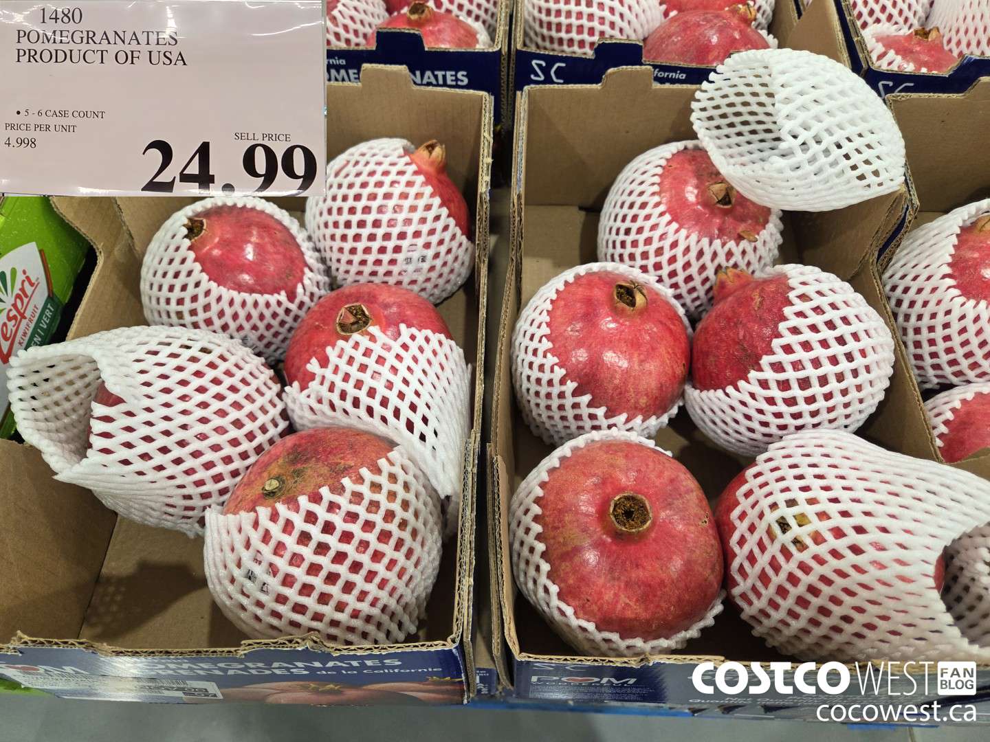 1480 POMEGRANATES PRODUCT OF USA $23.99