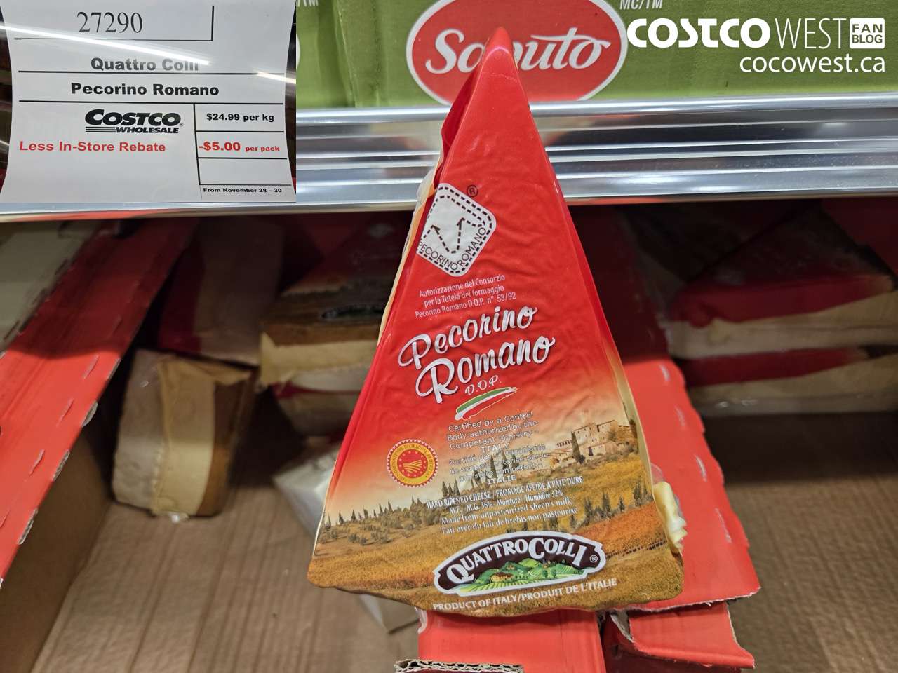 27290 Quattro Coil Pecorino Romano ($5.00 INSTANT SAVINGS EXPIRES ON 2025-11-30)