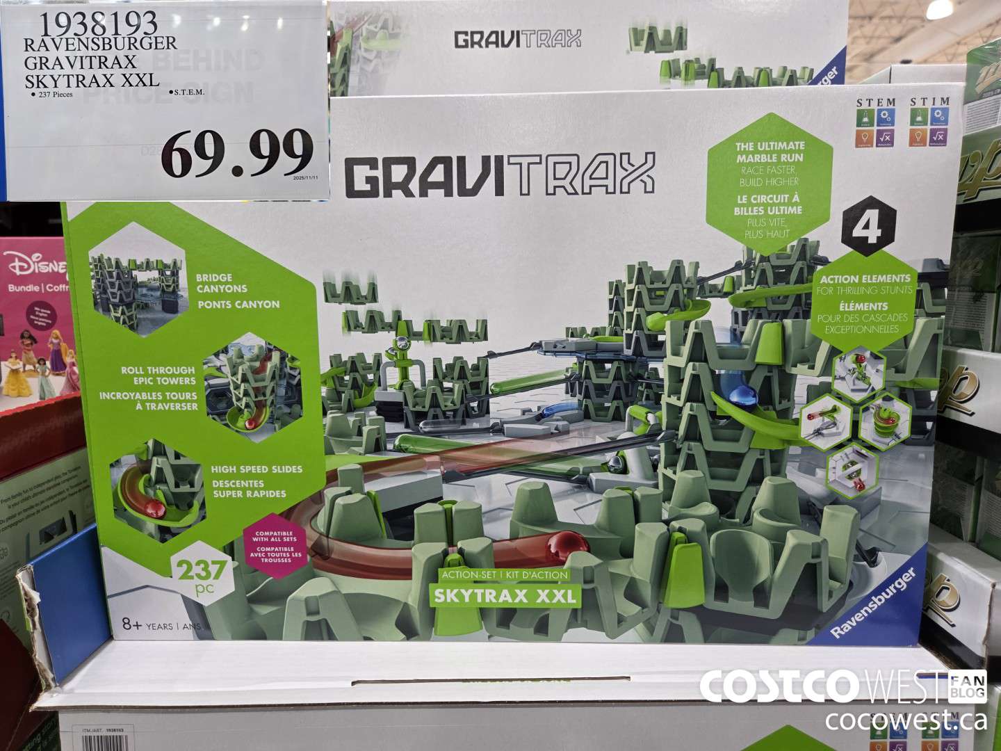 1938193 RAVENSBURGER GRAVITRAX SKYTRAX XXL $69.99