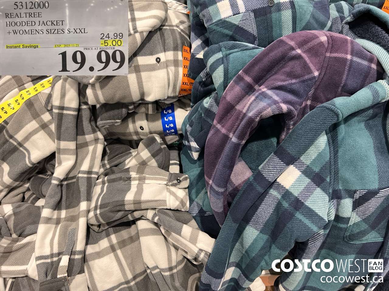 5312000 REALTREE HOODED JACKET LADIES SIZES S-XXL ($5.00 INSTANT SAVINGS EXPIRES ON 2025-11-23) $19.99