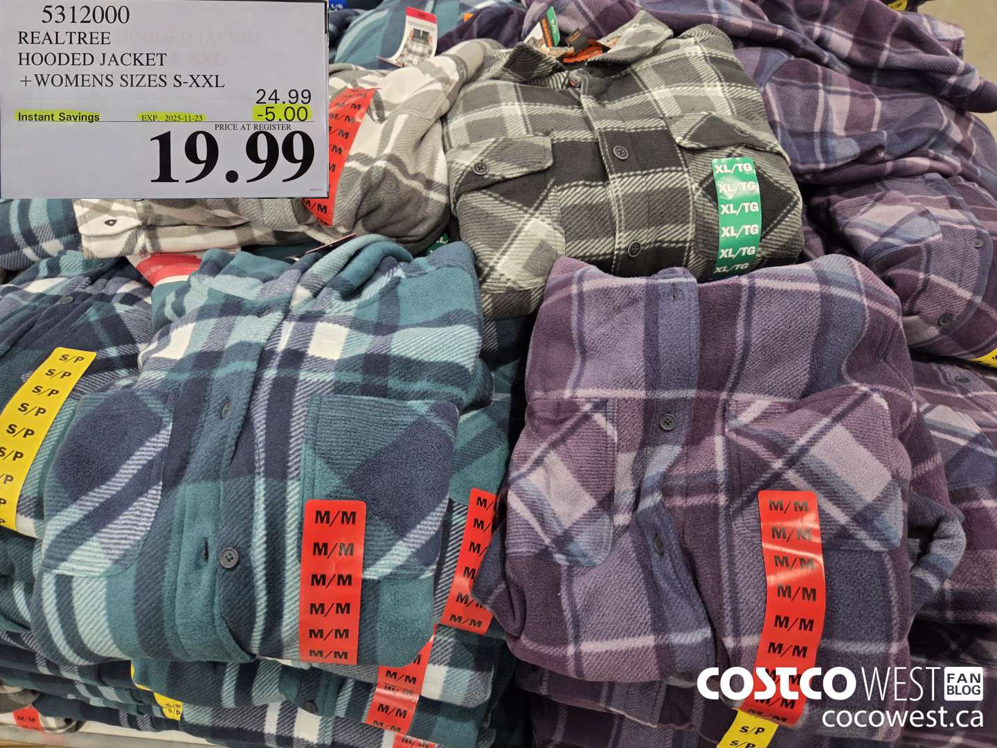 5312000 REALTREE HOODED JACKET LADIES SIZES S-XXL ($5.00 INSTANT SAVINGS EXPIRES ON 2025-11-23) $19.99