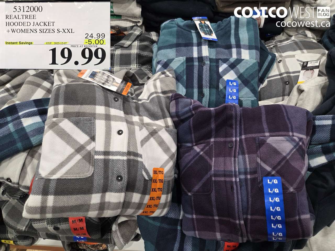 5312000 REALTREE HOODED JACKET LADIES SIZES S-XXL ($5.00 INSTANT SAVINGS EXPIRES ON 2025-12-07) $19.99