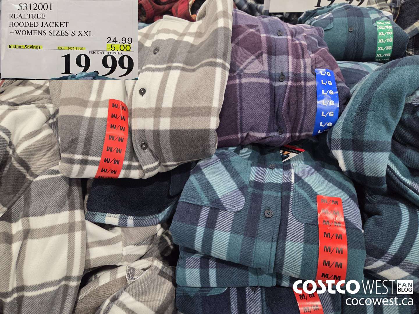 5312001 REALTREE HOODED JACKET WOMENS SIZES S-XXL ($5.00 INSTANT SAVINGS EXPIRES ON 2025-11-23) $19.99