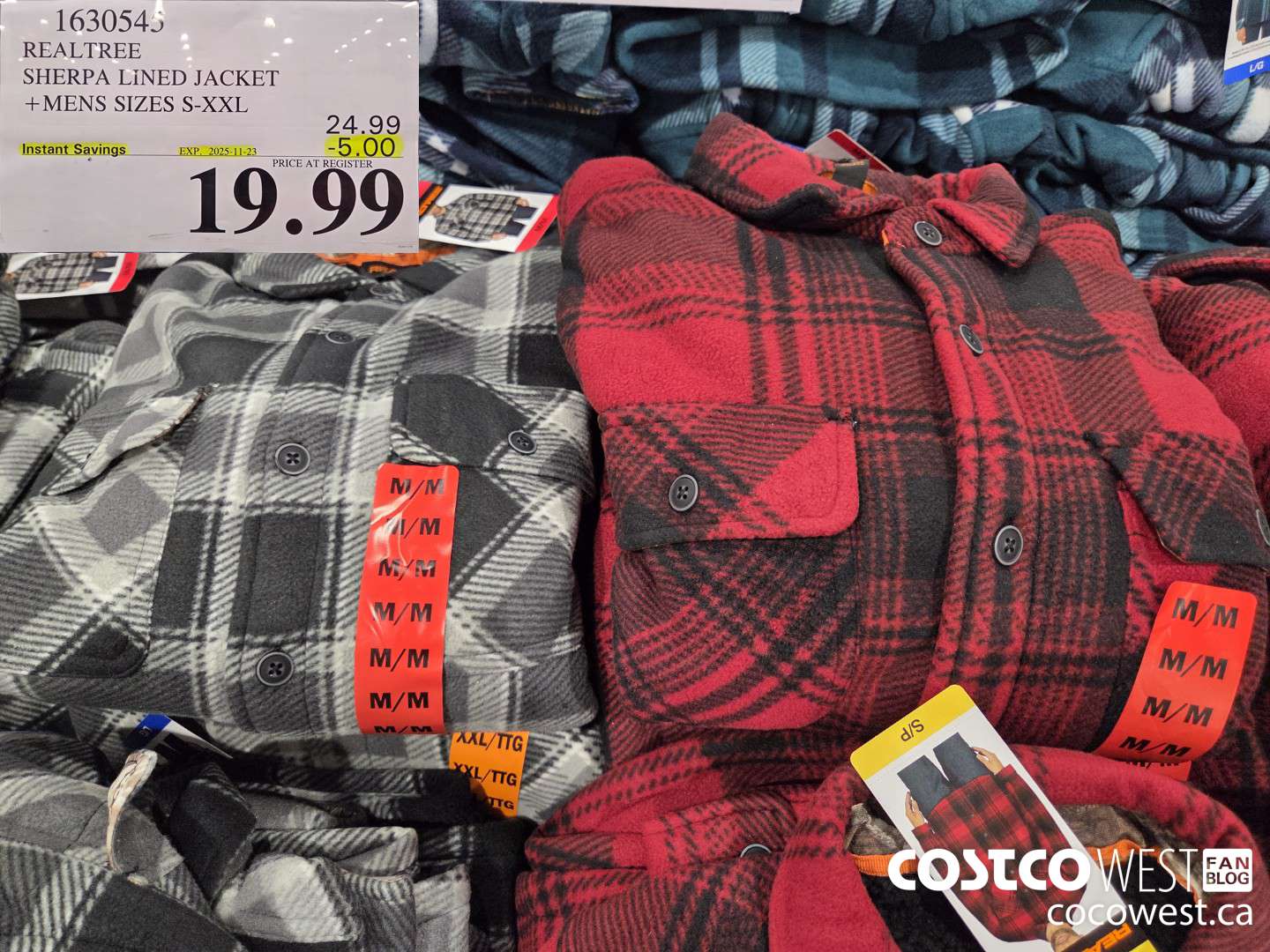 1630545 REALTREE SHERPA LINED JACKET MENS SIZES S-XXL ($5.00 INSTANT SAVINGS EXPIRES ON 2025-11-23) $19.99