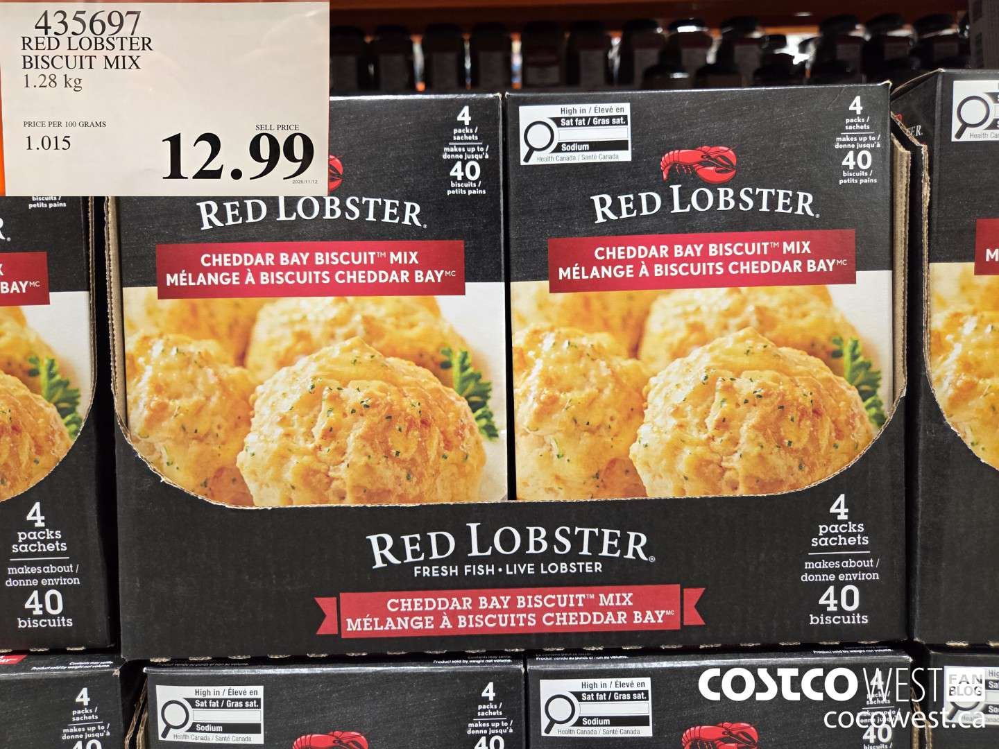 435697 RED LOBSTER BISCUIT MIX 1.28 kg $12.99