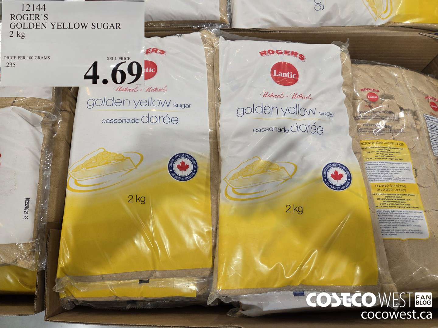 12144 ROGER'S GOLDEN YELLOW SUGAR 2 kg $4.69