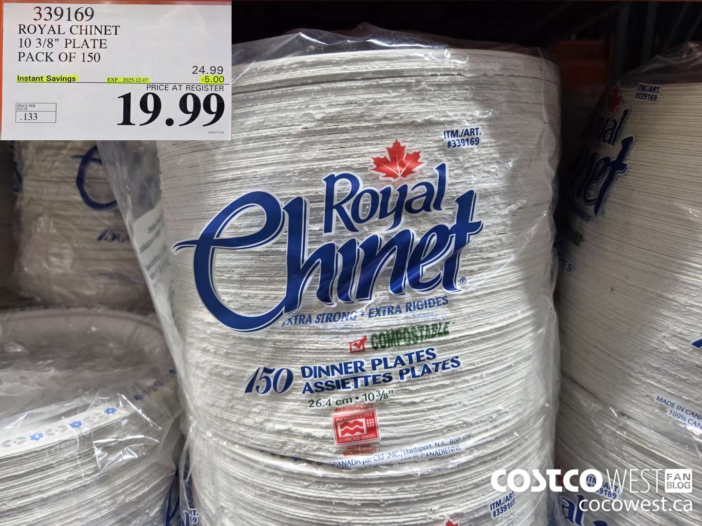 339169 ROYAL CHINET 10 3/8