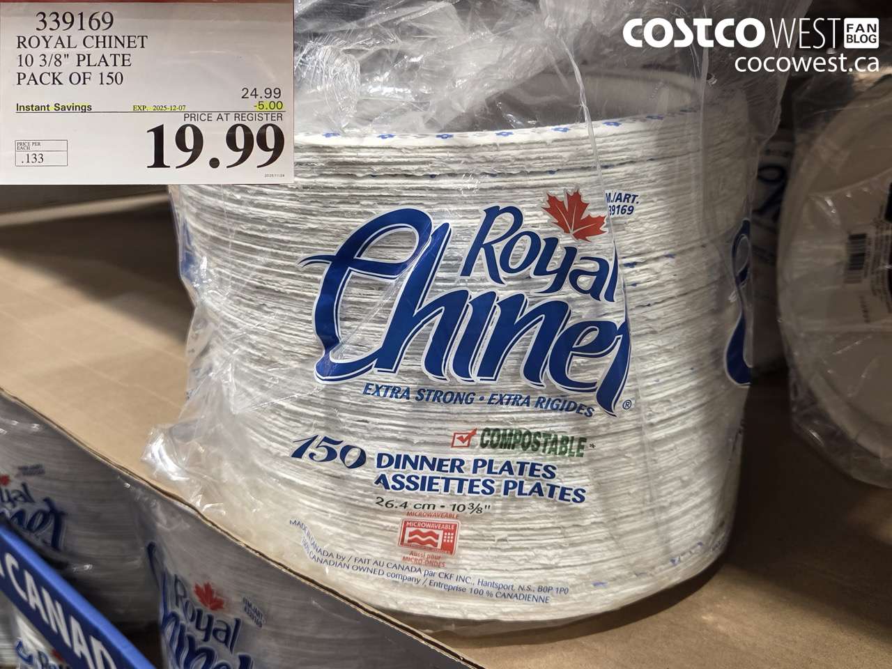 339169 ROYAL CHINET 10 3/8