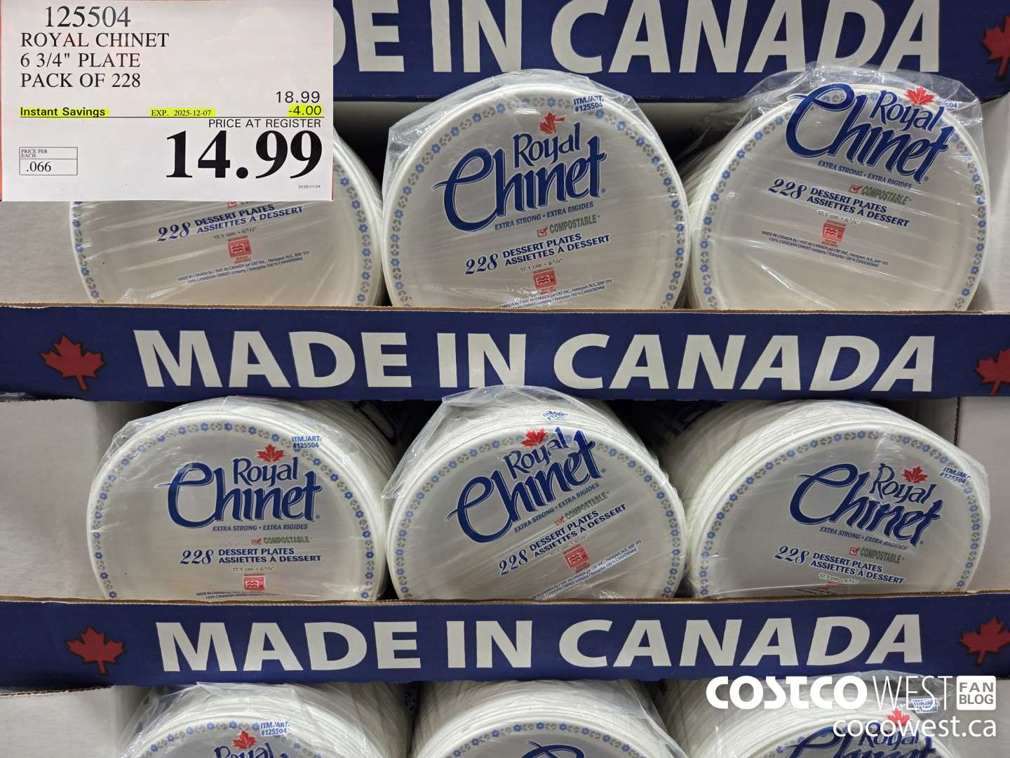 125504 ROYAL CHINET 6 3/4