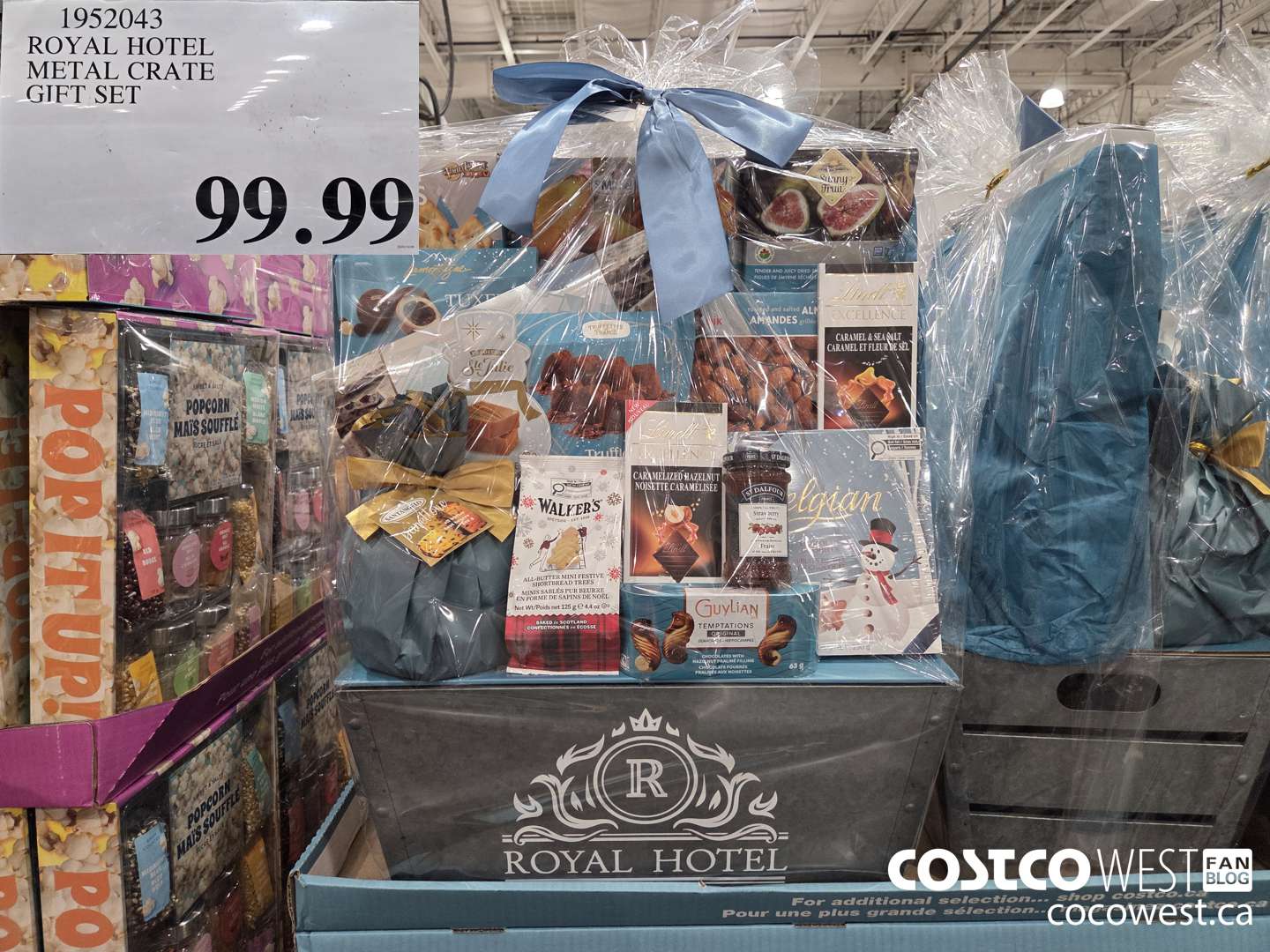 1952043 ROYAL HOTEL METAL CRATE GIFT SET $99.99