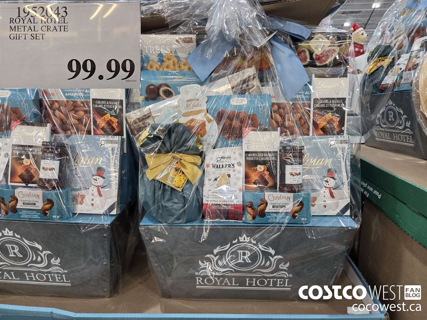 1952043 ROYAL HOTEL METAL CRATE GIFT SET $99.99