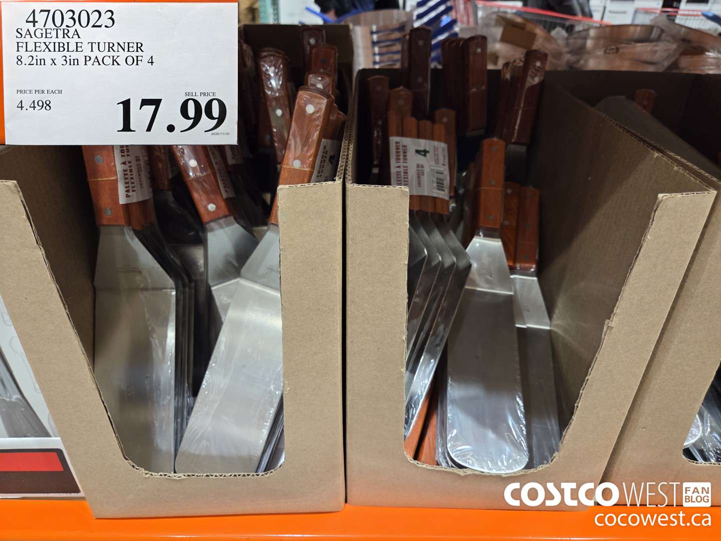 4703023 SAGETRA FLEXIBLE TURNER 8.2in x 3in PACK OF 4 $17.99