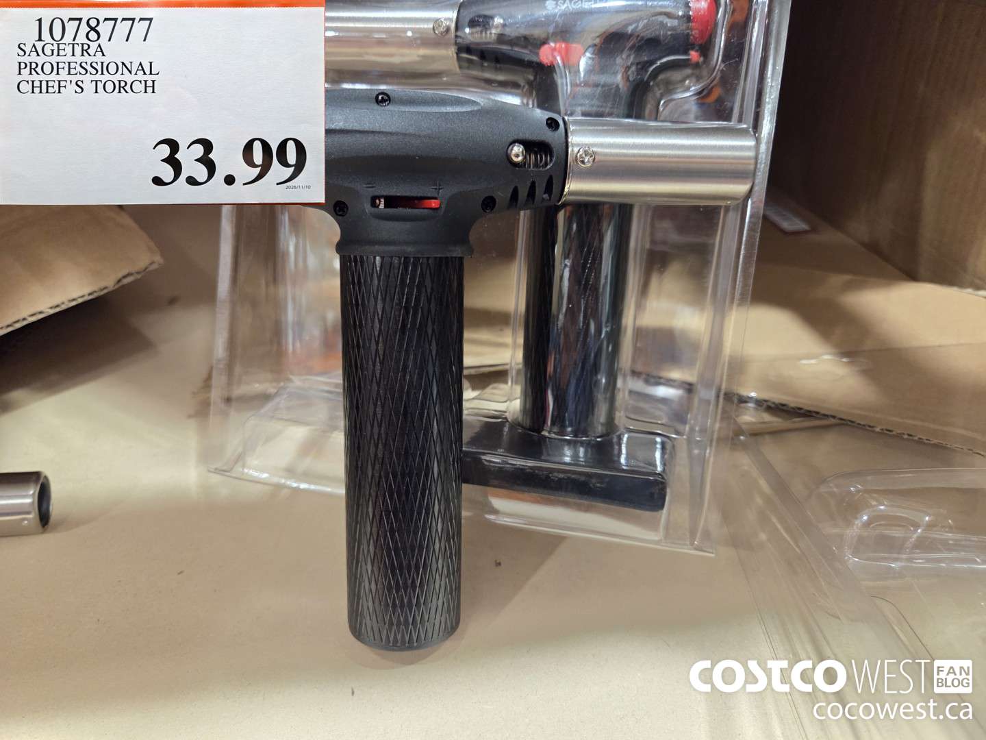 1078777 SAGETRA PROFESSIONAL CHEF'S TORCH $33.99