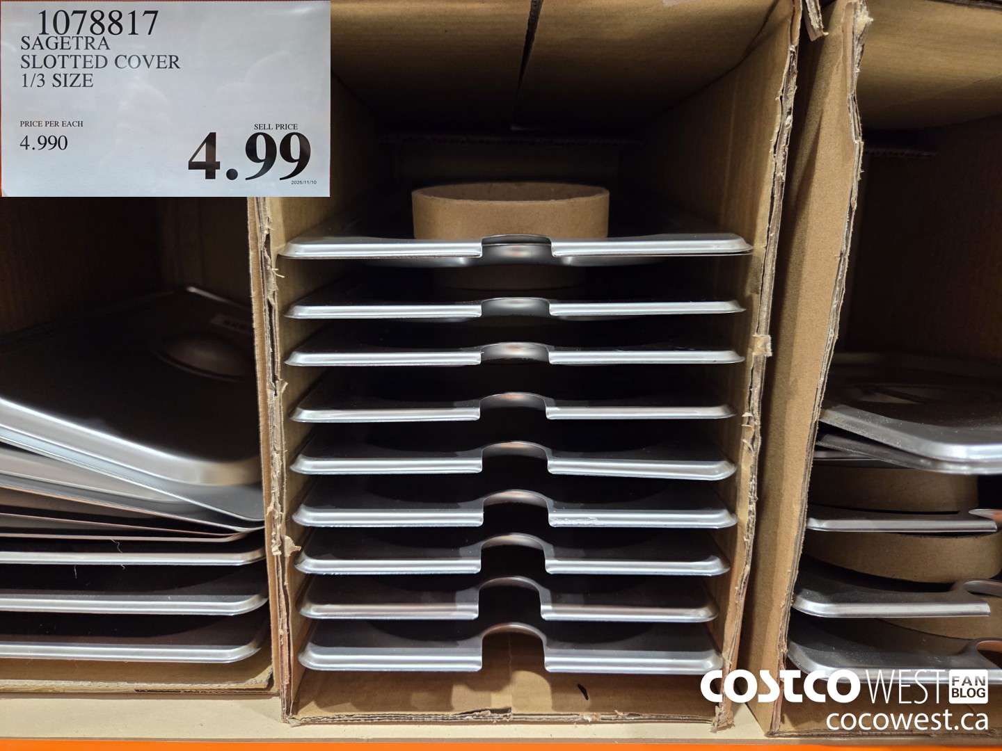 1078817 SAGETRA SLOTTED COVER 1/3 SIZE $4.99