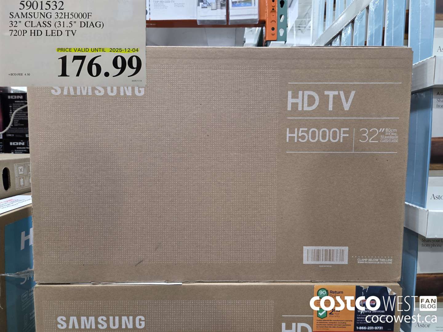 5901532 SAMSUNG 32HS5000F B82 GEASS GB 125-2 DIAG) 720P HD LED TV (EXPIRES ON 2025-12-04) $176.99